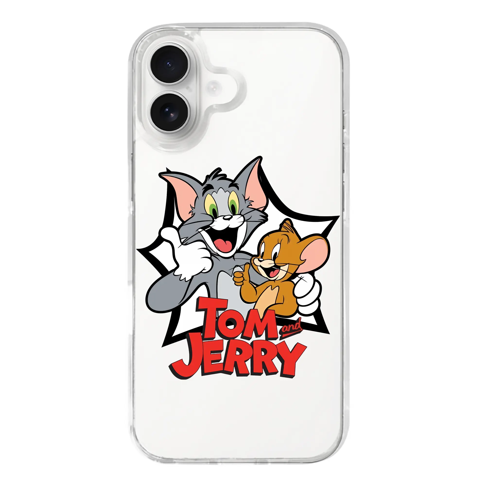 トムとジェリー グッズ ジェリー - iPhone 17シリーズ 透明スマホケース – 薄型・耐衝撃・精密フィット保護カバー